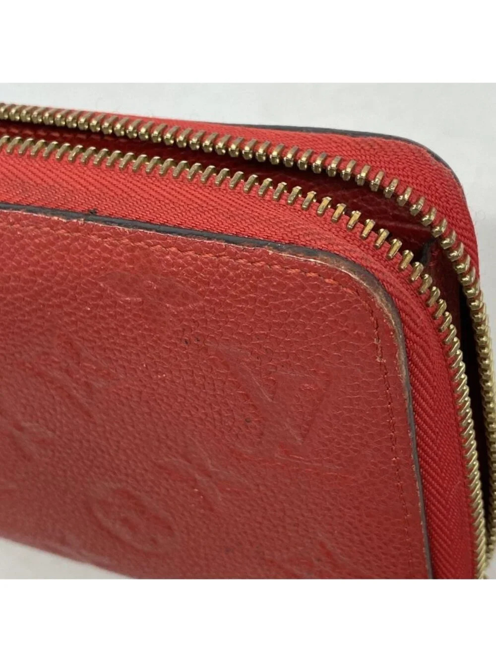 Louis Vuitton Wallet Monogram Empreinte Zippy Cerise